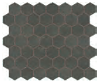 Moroccan Concrete Hex 1-1/2" x 1-1/2" Mosaic Tile