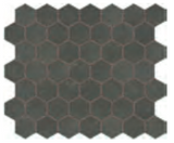 Moroccan Concrete Hex 1-1/2" x 1-1/2" Mosaic Tile