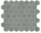 Moroccan Concrete Hex 1-1/2" x 1-1/2" Mosaic Tile