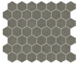 Moroccan Concrete Hex 1-1/2" x 1-1/2" Mosaic Tile