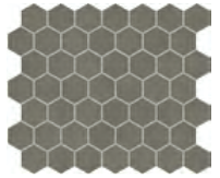 Moroccan Concrete Hex 1-1/2" x 1-1/2" Mosaic Tile