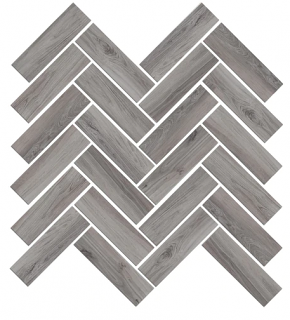 Mood Wood Herringbone Mosaic Porcelain Tile