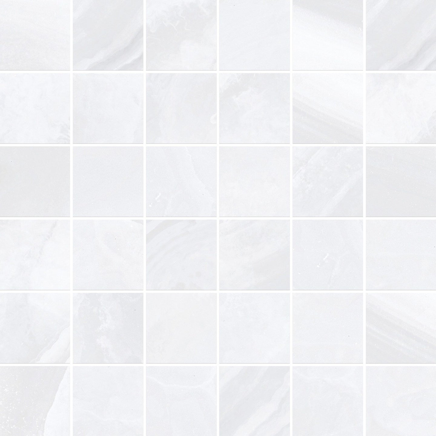 Nolita 2" x 2" Mosaic Marble Look Tile