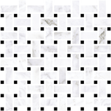 Nova Basketweave Marble Look Tile
