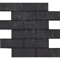 Gemma Brick Mosaic Marble Look Tile "Polished"