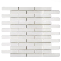 White Thassos Piano Brick Tile