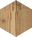 Cortina Hexagon Wood Look Porcelain Tile