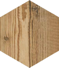 Cortina Hexagon Wood Look Porcelain Tile