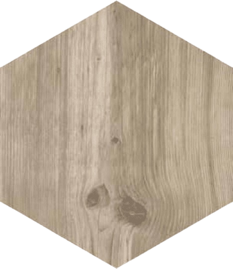 Cortina Hexagon Wood Look Porcelain Tile