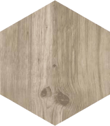 Cortina Hexagon Wood Look Porcelain Tile