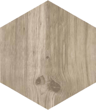 Cortina Hexagon Wood Look Porcelain Tile
