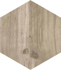 Cortina Hexagon Wood Look Porcelain Tile