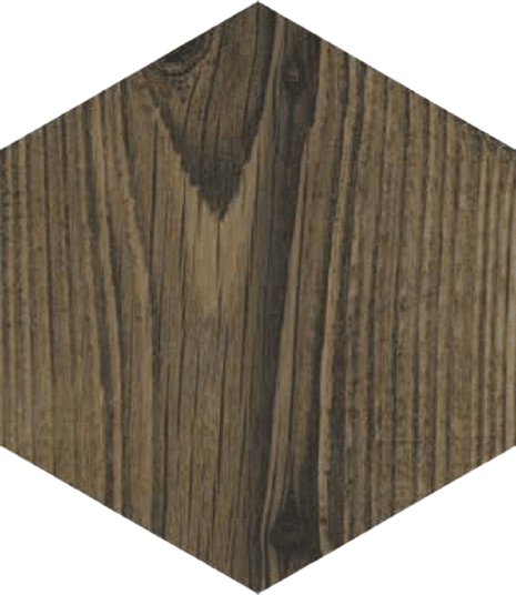 Cortina Hexagon Wood Look Porcelain Tile