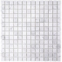White Carrara Mosaic Marble Look Tile