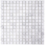 White Carrara Mosaic Marble Look Tile