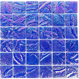 Aqueous Iridescent Square Tile