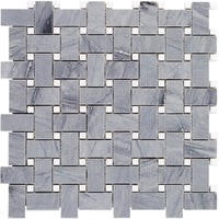Basket Weave Marble Look Tile