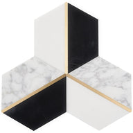 Carraway Hexagon Marble Look Tile