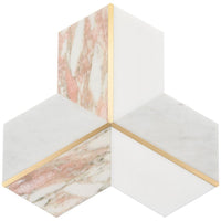 Carraway Hexagon Marble Look Tile