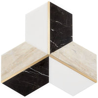 Carraway Hexagon Marble Look Tile