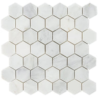 Asian Statuary Hexagon Tile