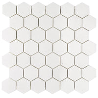White Thassos Hexagon Tile