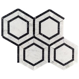 Metrology Hexagon Marble Look Tile