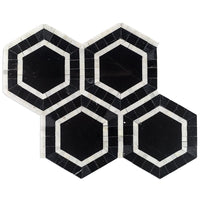 Metrology Hexagon Marble Look Tile