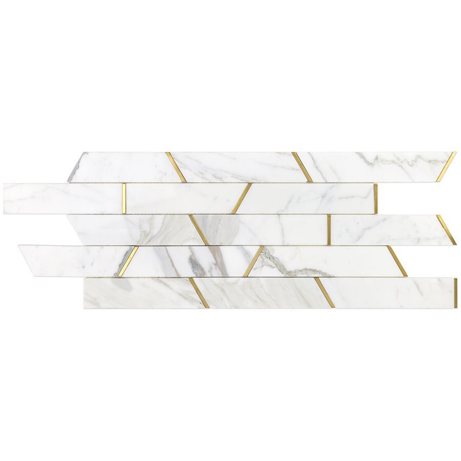 Oracle Trapezoid Wall Marble Look Tile