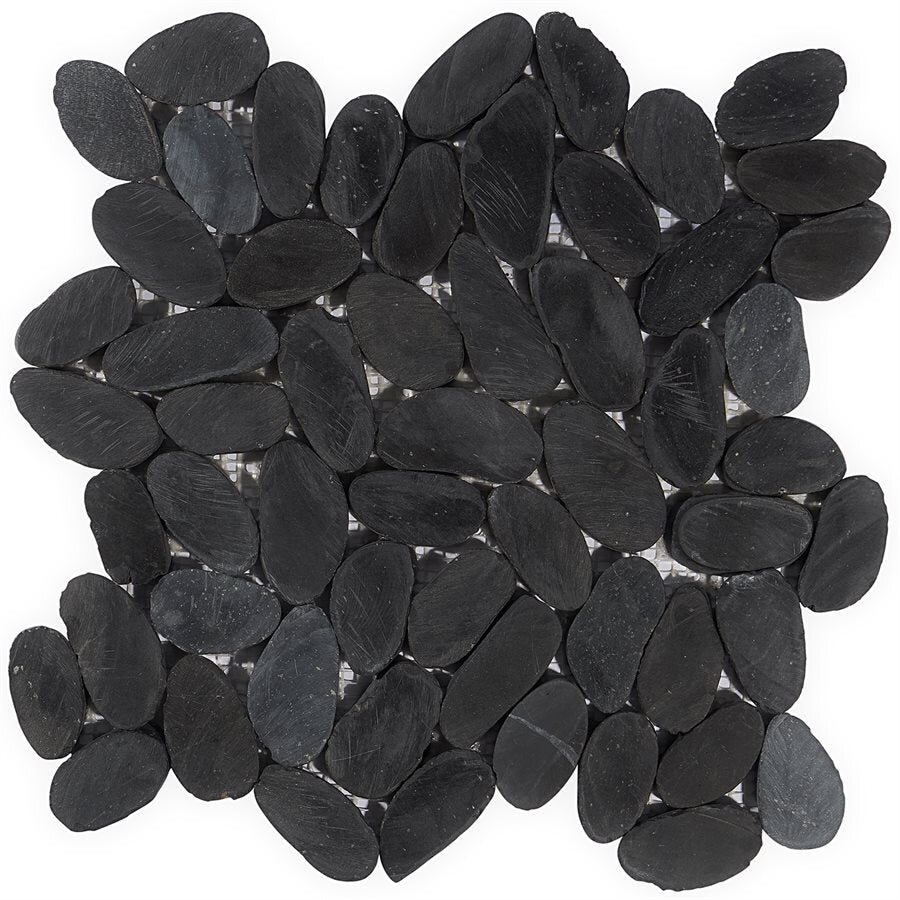 Pebblestone Sliced Flat Oval Tile