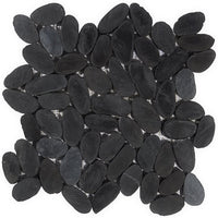 Pebblestone Sliced Flat Oval Tile