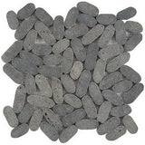 Pebblestone Sliced Flat Oval Tile
