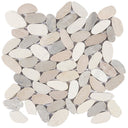 Pebblestone Sliced Flat Oval Tile