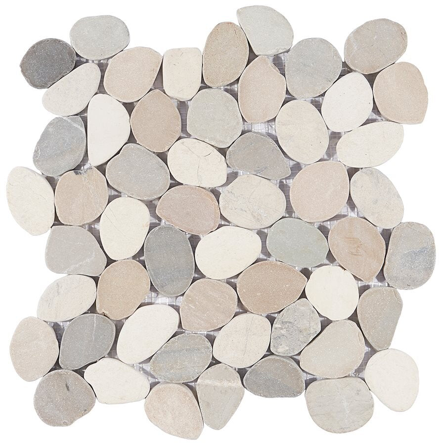 Pebblestone Sliced Round Tile