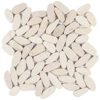 Pebblestone Sliced Flat Oval Tile