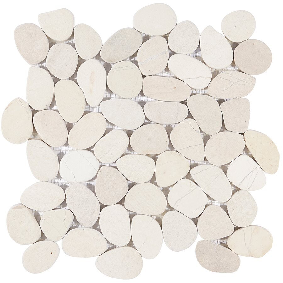 Pebblestone Sliced Round Tile