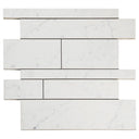 Lithe Railroad Mosaic Marble Look Tile
