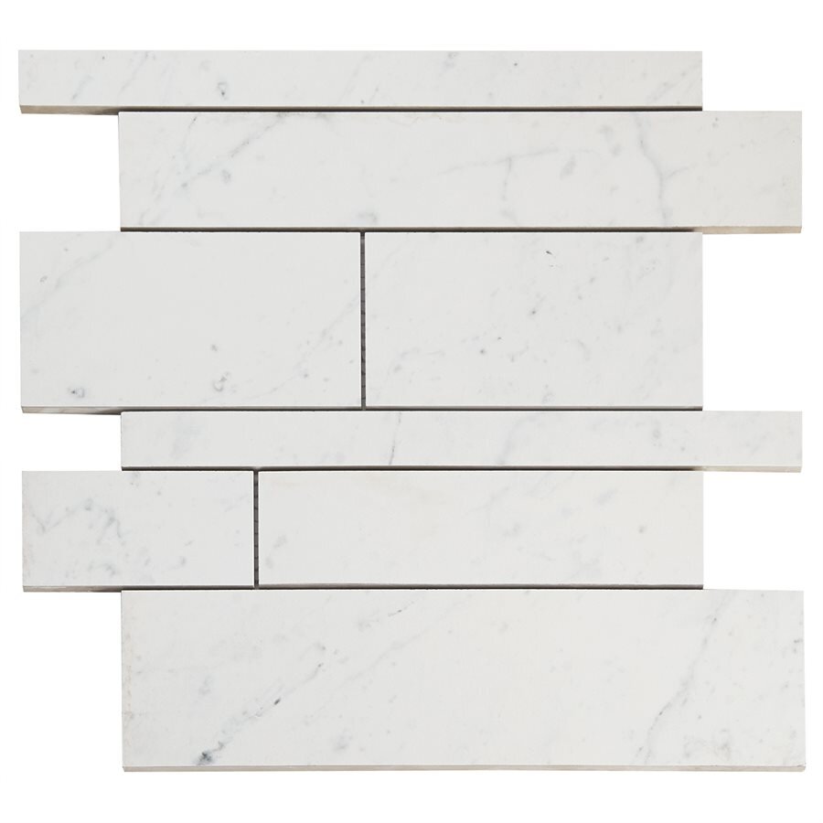 Lithe Railroad Mosaic Marble Look Tile