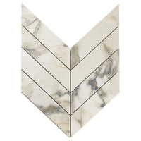Lithe Chevron Mosaic Marble Look Tile