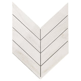 Lithe Chevron Mosaic Marble Look Tile