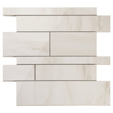 Lithe Railroad Mosaic Marble Look Tile