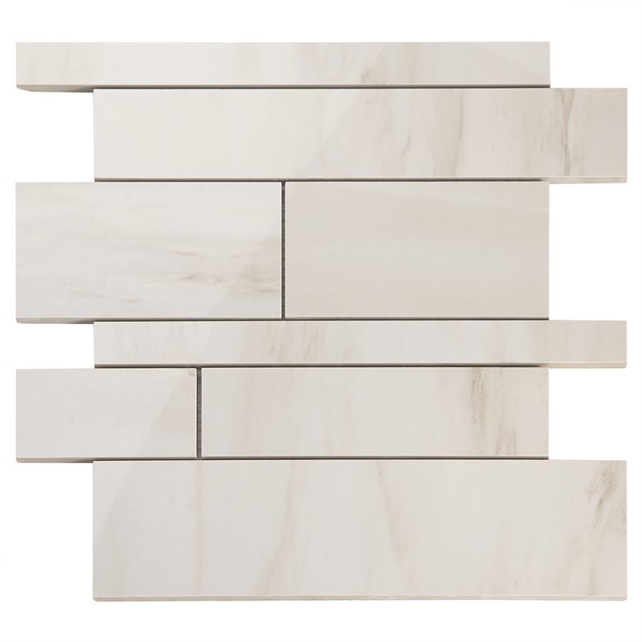 Lithe Railroad Mosaic Marble Look Tile