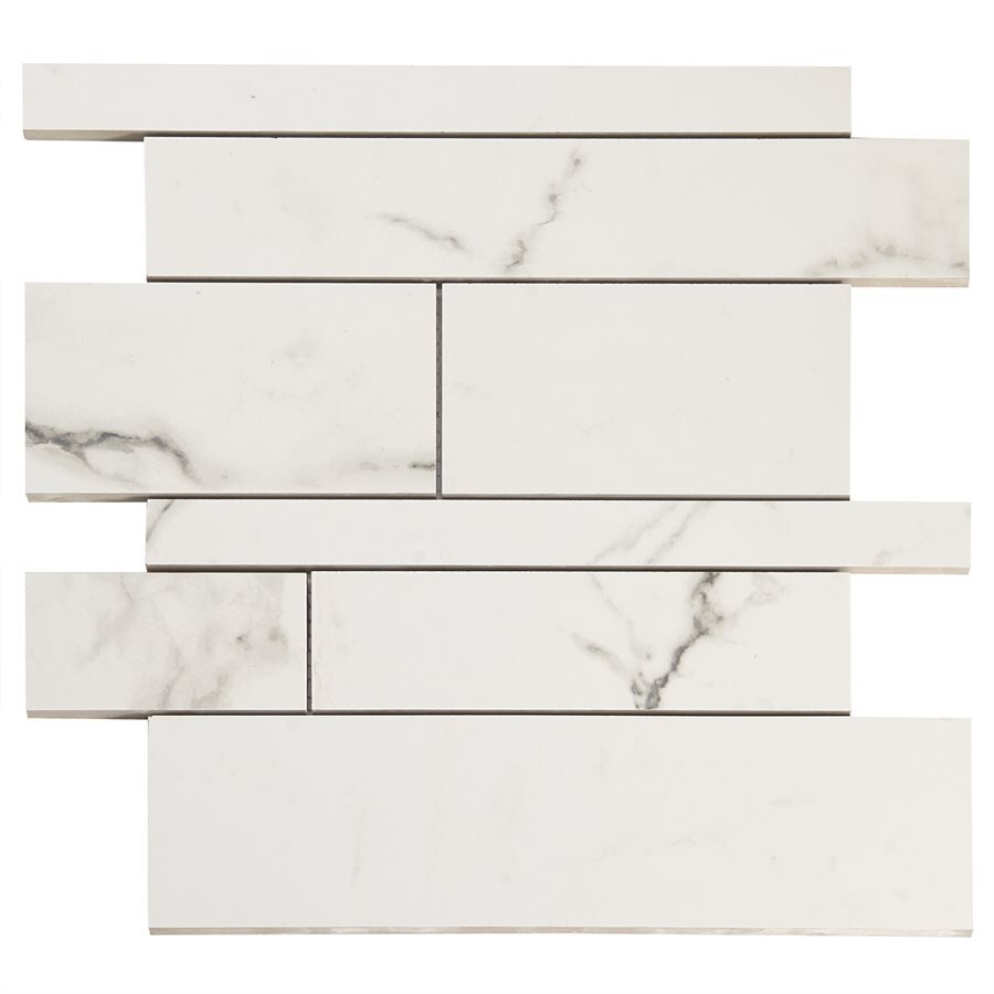 Lithe Railroad Mosaic Marble Look Tile