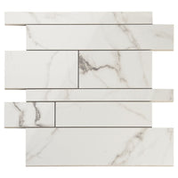 Lithe Railroad Mosaic Marble Look Tile