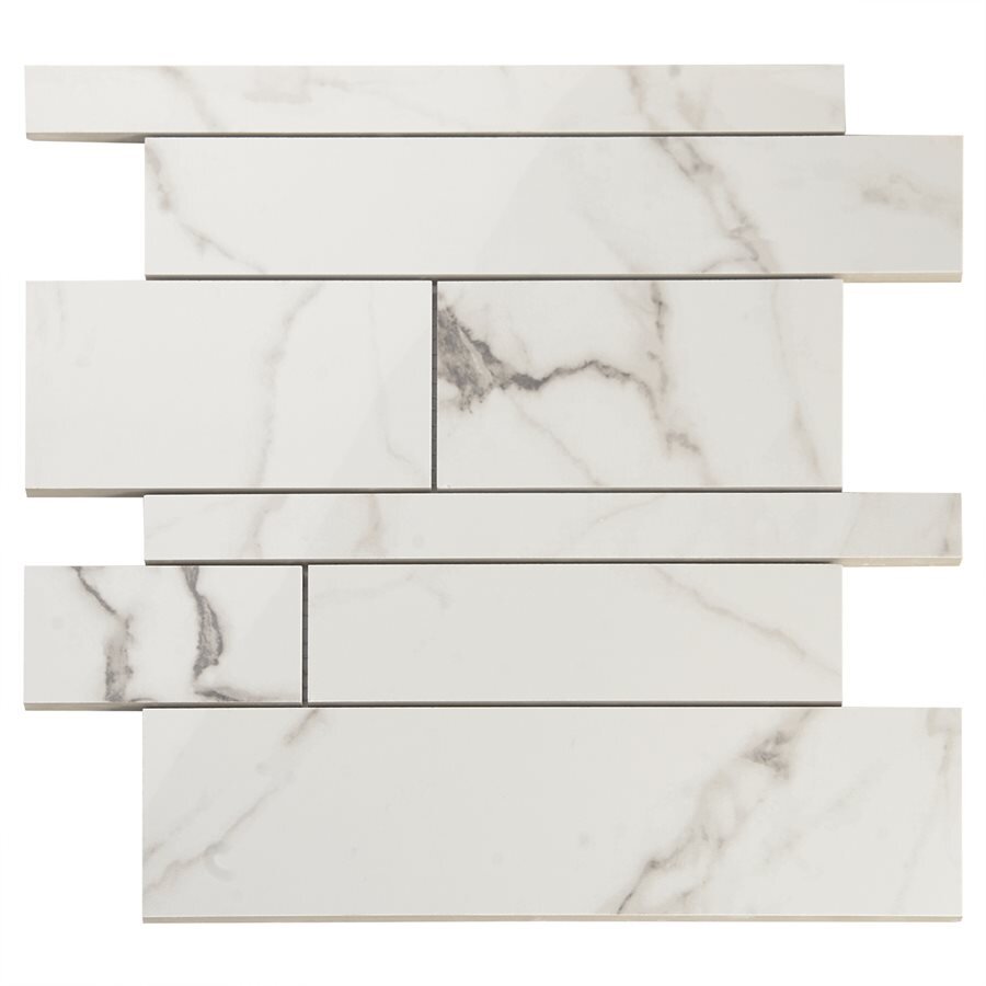 Lithe Railroad Mosaic Marble Look Tile