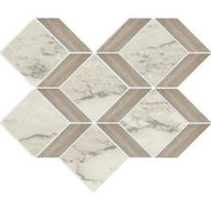 Carrara Select Tizano Mosaic Marble Look Tile Matte