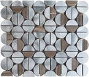 Marble Stone Aluminum & Marble Mosaic Tile