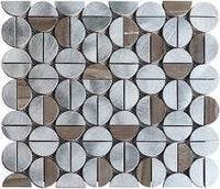 Marble Stone Aluminum & Marble Mosaic Tile