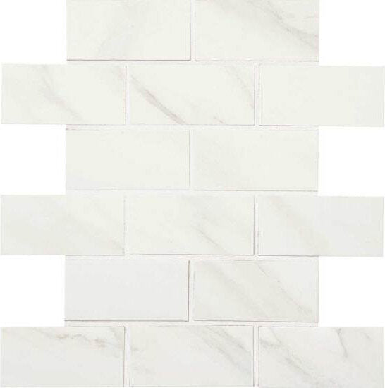 Mirasol Marble Look Tile Brick Joint Mosaic