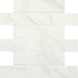 Mirasol Marble Look Tile Brick Joint Mosaic